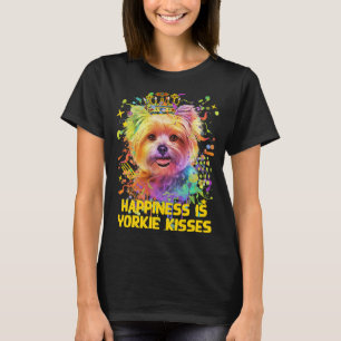 Geluk is Yorkie Kisses Yorkshire Terrier Dog T-shirt