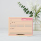 Geluk is zelfgemaakte Kaart-crème (Staand voorkant)