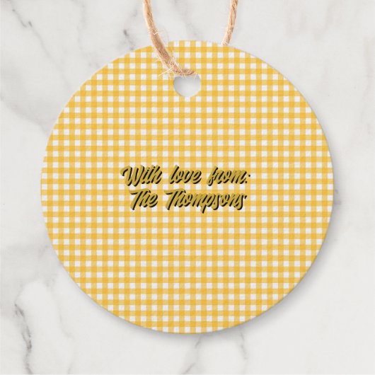 Geluk is zelfgemaakte kerstvakantie bedankjes labels (Achterkant)