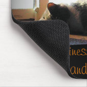 Geluk is zonneschijn en slaap muismat (Hoek)