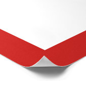 Geluk Japanse kalligrafie Poster (Hoek)