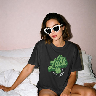 Geluk jezelf St. Patrick's Dag T-shirt