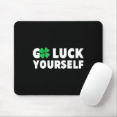 Geluk jezelf St. Patricksdag Muismat (Met muis)