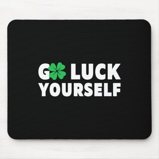 Geluk jezelf St. Patricksdag Muismat (Voorkant)