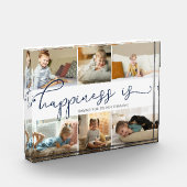 Geluk: jij als onze Grandad 6 Photo Collage Fotoblokken (Links)