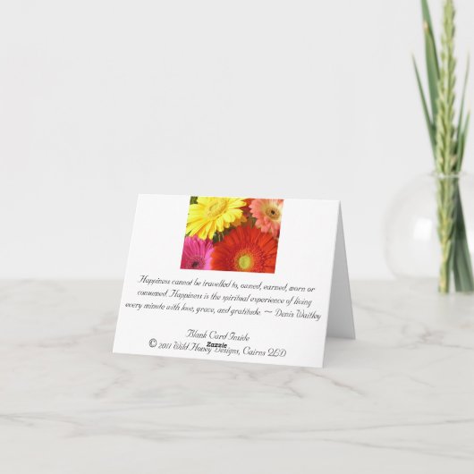 Geluk Kaart (Achterkant)