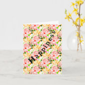 Geluk Kaart (Gele Bloem)