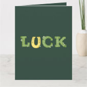 geluk kaart (Voorkant)