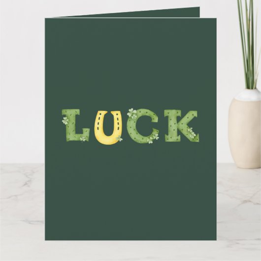 geluk kaart (Voorkant)