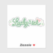 🍀 Geluk-kig | Cute Pastel Klavertje Vier Vinyl St Sticker (Vel)
