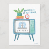 Geluk kijkt naar FRIENDS™ Briefkaart (Voorkant)