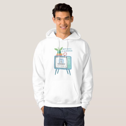 Geluk kijkt naar FRIENDS™ Hoodie (Voorkant volledig)