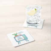 Geluk kijkt naar FRIENDS™ Kartonnen Onderzetters (Insitu)