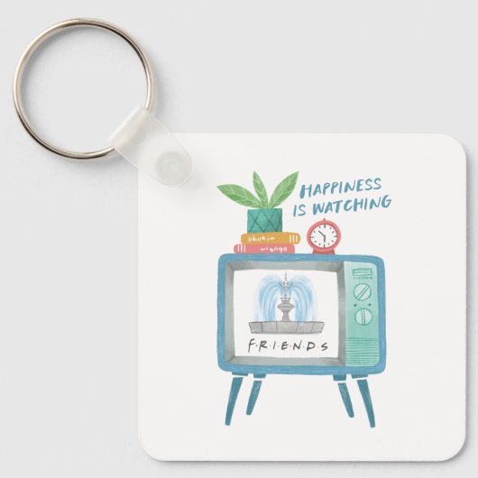 Geluk kijkt naar FRIENDS™ Sleutelhanger (Voorkant)