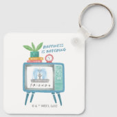Geluk kijkt naar FRIENDS™ Sleutelhanger (Achterkant)