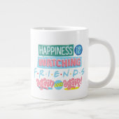 Geluk kijkt opnieuw en opnieuw naar FRIENDS™ Grote Koffiekop (Rechts)