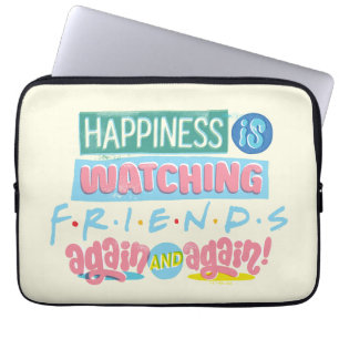 Geluk kijkt opnieuw en opnieuw naar FRIENDS™ Laptop Sleeve