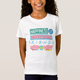 Geluk kijkt opnieuw en opnieuw naar FRIENDS™ T-shirt