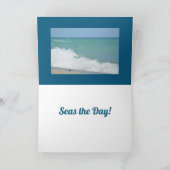 Geluk komt de dag in de Zeeen van Waves Kaart (Binnen)