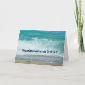 Geluk komt de dag in de Zeeen van Waves Kaart (Voorkant)