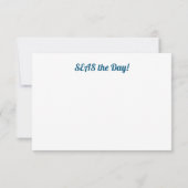 Geluk komt de dag in de Zeeen van Waves Notitiekaartje (Achterkant)