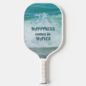 Geluk komt de dag in Waves ZEEEN Pickleball Paddle (Voorkant)