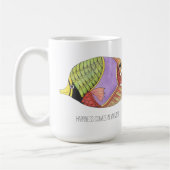 Geluk komt in de Mok van de Vis van Golven (Links)