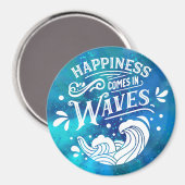 Geluk komt in golven cruise deur magneet (Voorkant / Achterkant)