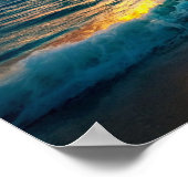 Geluk komt in golven poster (Hoek)