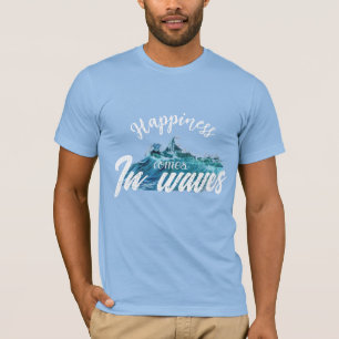 Geluk komt in golven T-Shirt