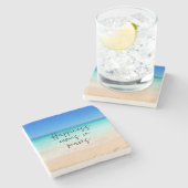 Geluk komt in het Onderzetter van de Steen van de  (Zijkant)