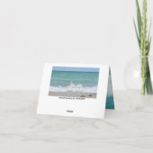 Geluk komt in Waves ZEEEN de Dag Nota Kaart (Achterkant)