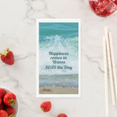 Geluk Komt met de Golven Pluk de Dag Servet (Insitu)