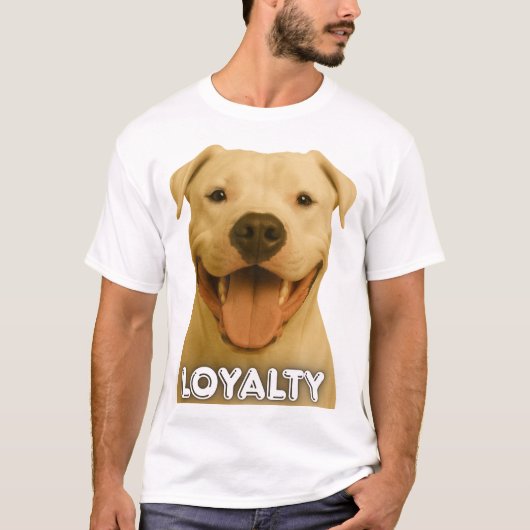 Geluk komt met vier poten t-shirt (Voorkant)