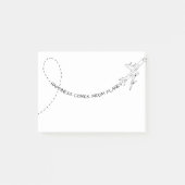 Geluk komt uit vlakken (2) post-it® notes (Voorkant)