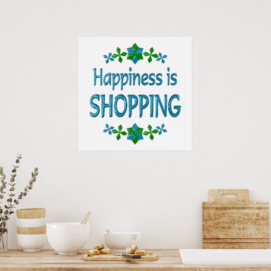 Geluk koopt poster (Keuken)