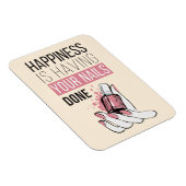 Geluk laat je nagels doen magneet (Rechterzijde)