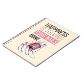Geluk laat je nagels doen notitieboek (Linkerzijde)