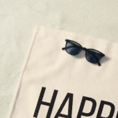 Geluk laat je nagels doen strandlaken (In situ)