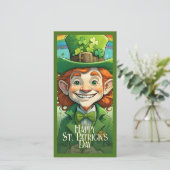Geluk Lach op St. Patrick's Dag (Staand voorkant)
