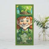Geluk Lach op St. Patrick's Dag (Staand voorkant)