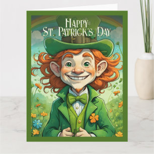 Geluk Lach op St. Patrick's Dag Kaart
