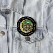 Geluk, liefde, harmonie, vrede, zegeningen Button (In situ)