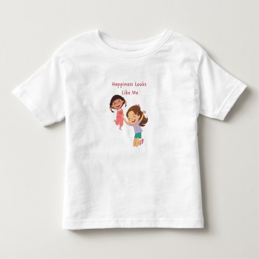 Geluk lijkt op mij kinder shirts (Voorkant)