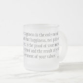 Geluk Matglas Koffiemok (Voorkant rechts)