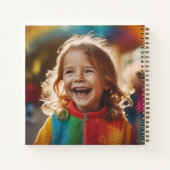 Geluk Meisje Hardcover Notitieboek (Achterkant)