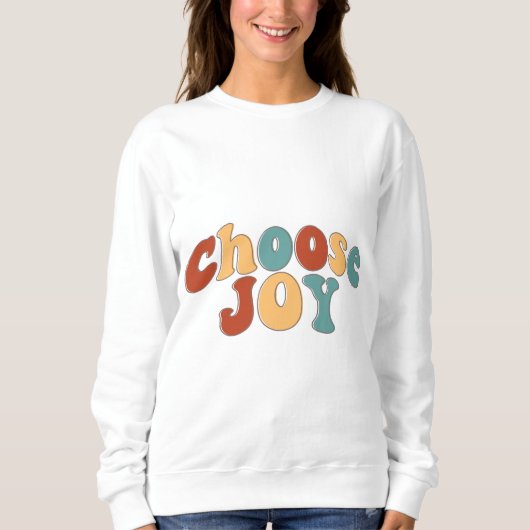"Geluk met het 'Choose Joy' T-Shirt Design" (Voorkant)