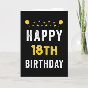 Geluk met je 18e verjaardag Denarian Feestviering Kaart