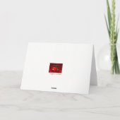 Geluk met jullie 19e trouwdagkaart met wijn kaart (Achterkant)