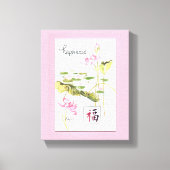 Geluk. Mogen we het allemaal hebben. Canvas Afdruk (Voorkant)